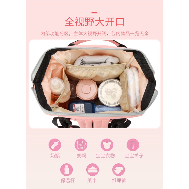 Balo bỉm sữa đa năng cho mẹ và bé, túi xách thời trang đa năng.túi du lịch mommy mẹ và bé