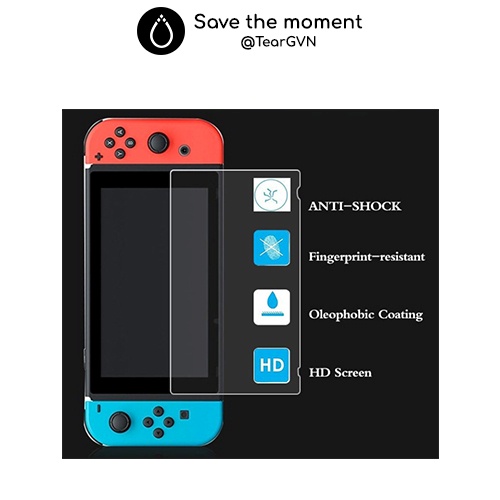 Dán cường lực cho Nintendo Switch - 2 miếng