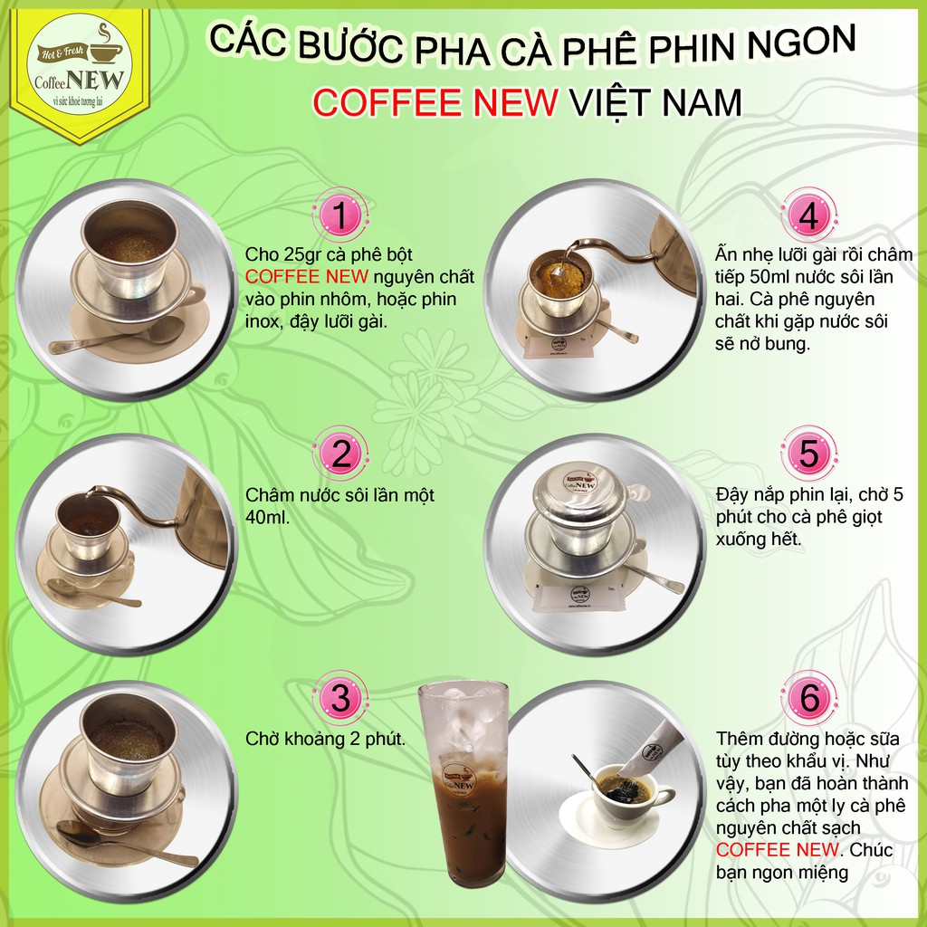 500gr Cafe CULI  Nguyên chất – Gu Mạnh - Thơm Ngon Thượng Hạng - Hương Thơm nồng- Vị Đắng Mạnh Mẽ - Coffee New