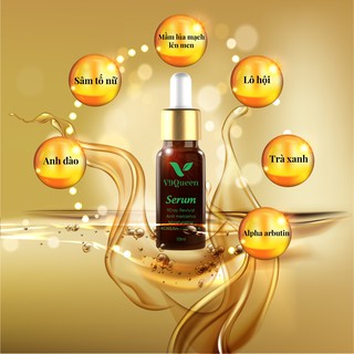 Serum nám, tàn nhang, dưỡng trắng da - v9 queen