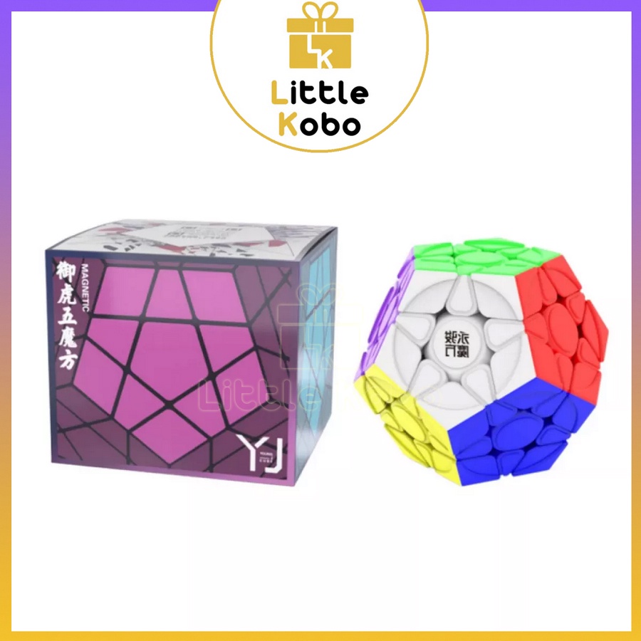 Rubik Megaminx YJ YuHu Megaminx V2 M Rubic Biến Thể 12 Mặt Đồ Chơi Trí Tuệ Trẻ Em Phát Triển Tư Duy - Little Kobo