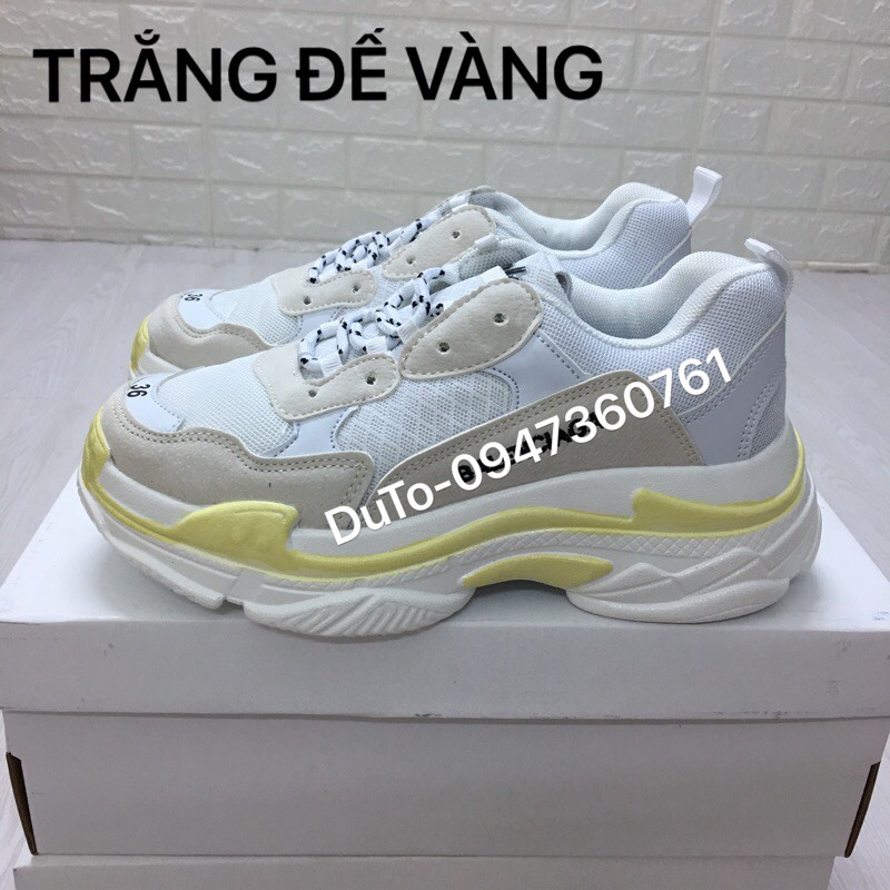 [SALE SỐC-SẴN HÀNG-FULLBOX] Giày triple s vàng xanh size 36->44 | BigBuy360 - bigbuy360.vn