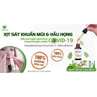 [MUA 1 TẶNG 1]NANO SILVER COOL MINT