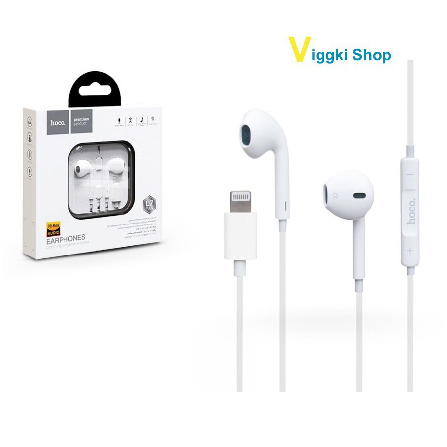 Tai Nghe Bluetooth Hoco L7 Cao Cấp Chính Hãng - Cổng Iphone 7, iPhone 8, Iphone X