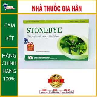 Stonebye- Hỗ trợ cho người bị sỏi tiết niệu, sỏi thận (Hộp 30 viên)