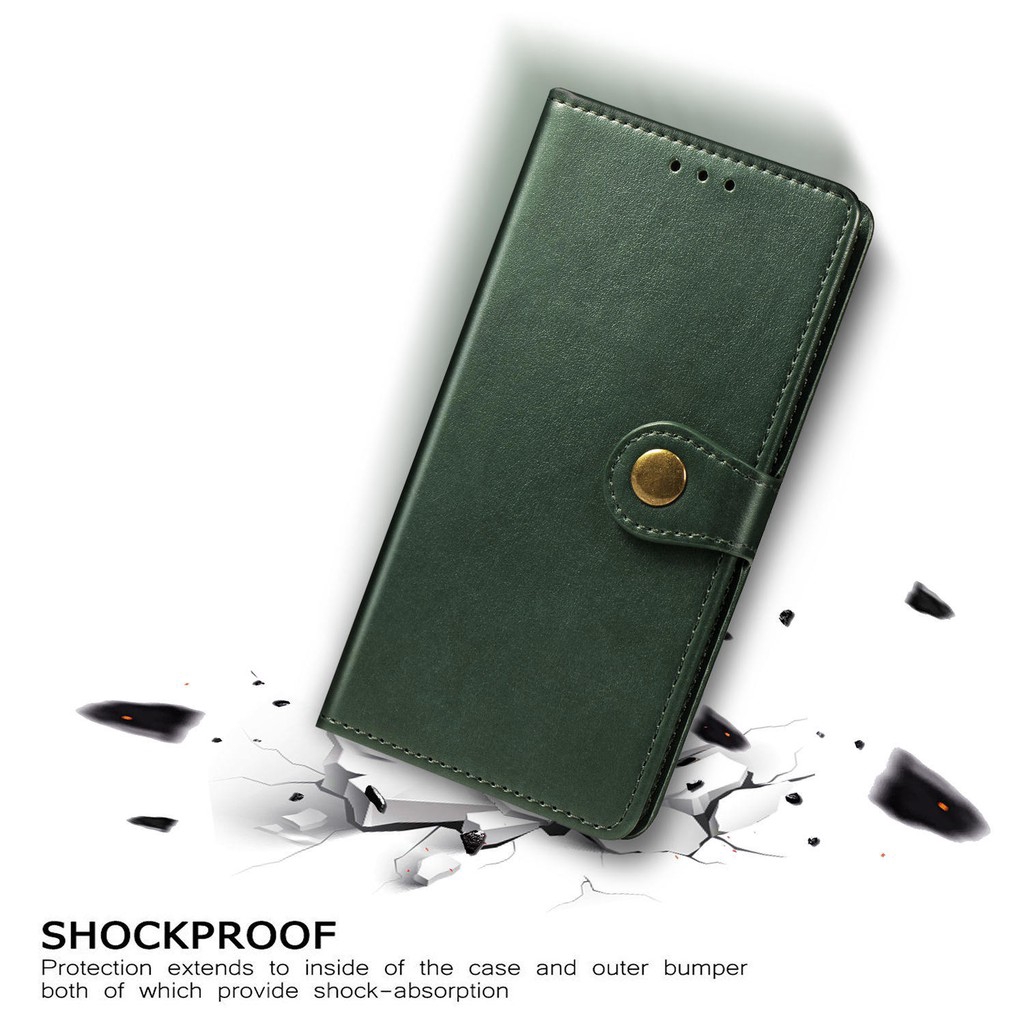 Bao da điện thoại PU kèm ví đựng thẻ và giá đỡ cho Oppo A5 2020 A9 A11X A7 A9 F11 Pro Realme 3 Pro Reno 10X Zoom 5G | BigBuy360 - bigbuy360.vn