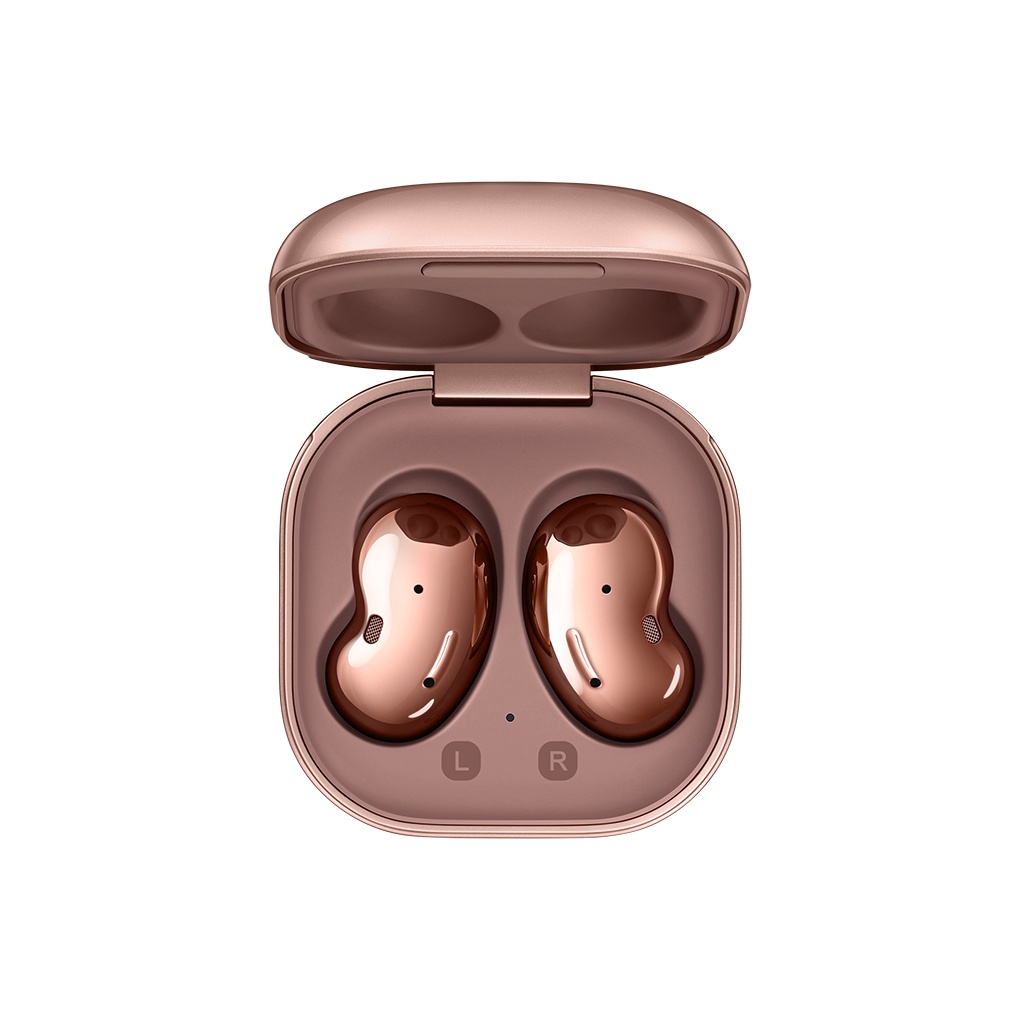 Tai nghe Bluetooth TWS Samsung Galaxy Buds Live R180 Gold Chống nước IPX2 Chính hãng BH 12 tháng - Pin 21h có hộp sạc