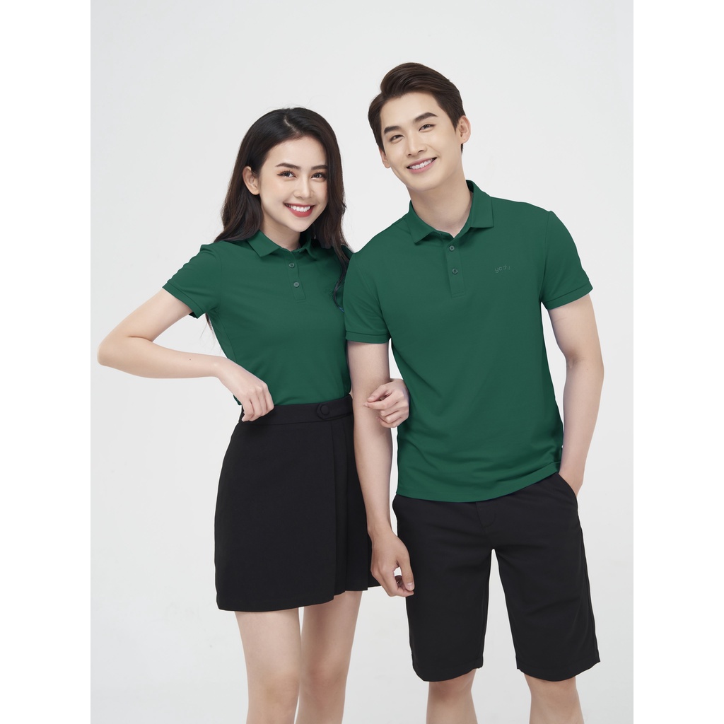 Áo thun polo nam YODY phông cộc tay, có cổ bẻ chất vải cotton cá sấu thoáng mát APM5421