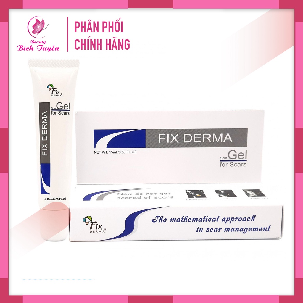 Kem Gel Làm Mờ Sẹo Fixderma Scar Gel  - Kem mờ sẹo fixderma scar gel làm mờ các loại sẹo mụn, sẹo rỗ, sẹo lồi, sẹo