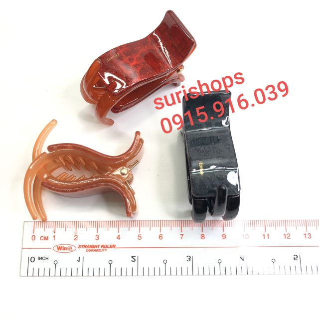 Kẹp tóc cao cấp nhũ kim tuyến 3 răng