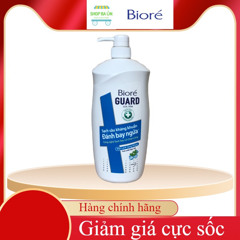 Bioré GUARD- Sữa tắm kháng khuẩn mát lạnh sảng khoái 800g