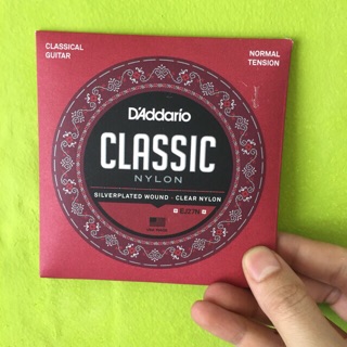 Dây guitar classic D’addario EJ 27N (cỡ 28-43)