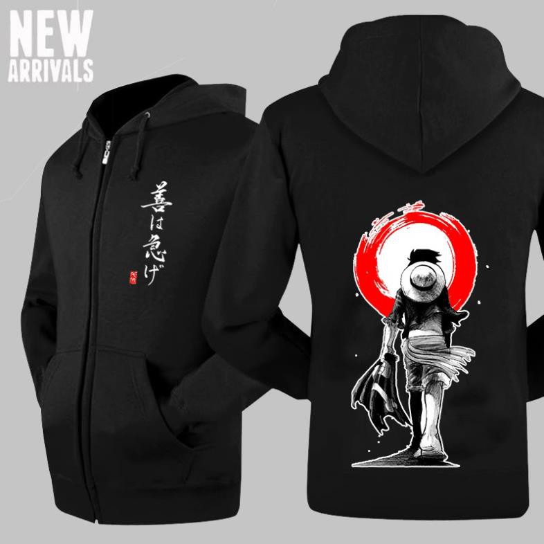 Áo One Piece🔥 BST áo khoác One Piece Luffy Ace - Áo khoác ANime Haikyuu NAruto siêu ngầu giá rẻ