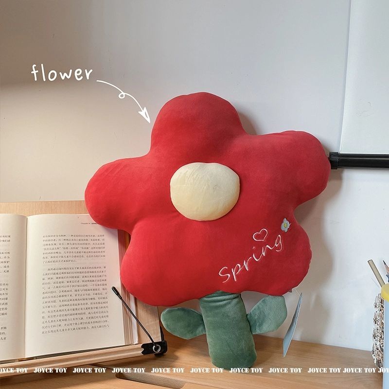 Gối Ôm Sofa/Giường Nhồi Bông Đính Hoa Nhỏ Dễ Thương