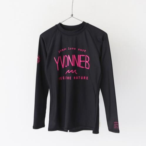 Có sẵn lẻ áo bơi nữ dài tay đen chữ đỏ FEEL THE NATURE new | BigBuy360 - bigbuy360.vn