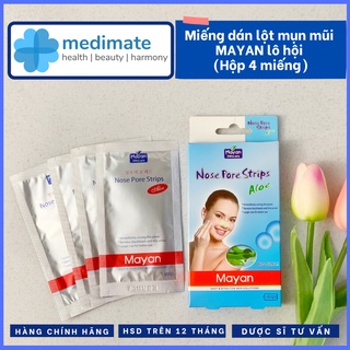 Miếng dán lột mụn cám MAYAN cao cấp (Hộp 4 miếng)