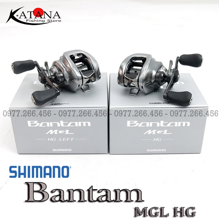 Máy câu ngang Shimano Bantam MGL HG Made in Japan - Tay Trái Tay Phải