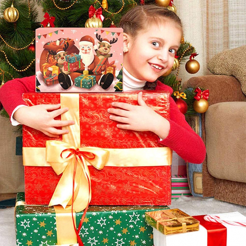 Bộ Lịch 2022 Đếm Ngược 24 Ngày Kèm 22 Hạt Charm Và 2 Vòng Đeo Tay Xinh Xắn Dùng Làm Quà Tặng Giáng Sinh