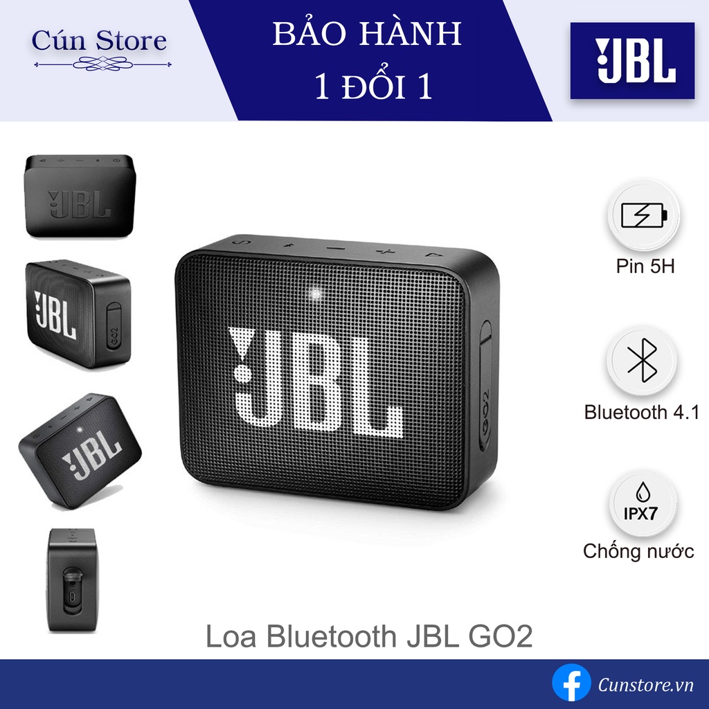 [Bảo Hành 12 tháng] Loa Bluetooth JBL GO 2 Chính Hãng