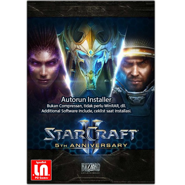 Đĩa Dvd Game Starcraft Ii
