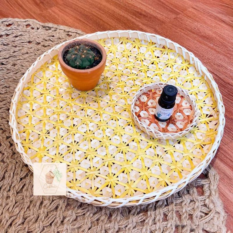 Mẹt tre đan đẹp 25cm