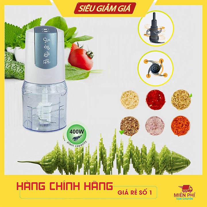 Máy xay thịt cá, xay rau củ quả mimi công suất Sokany 400W