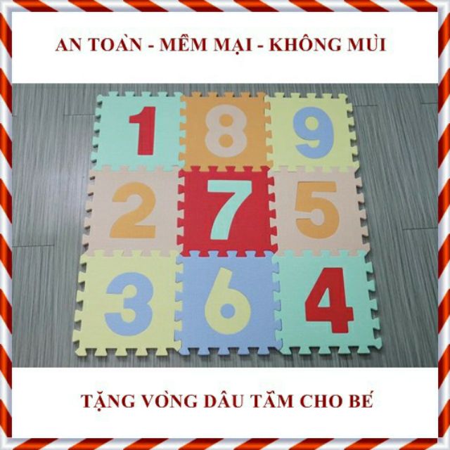 Thảm xốp ghép trải sàn không mùi cho bé 9 tấm Infantino