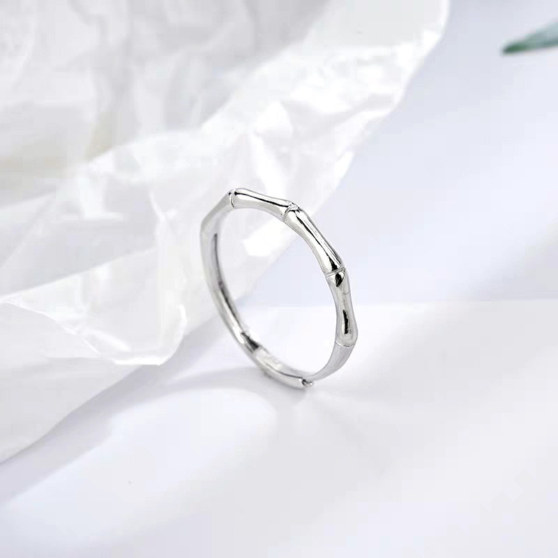 Nhẫn Thép Titan Thời Trang Hàn Quốc Có Thể Điều Chỉnh Cho Cặp Đôi