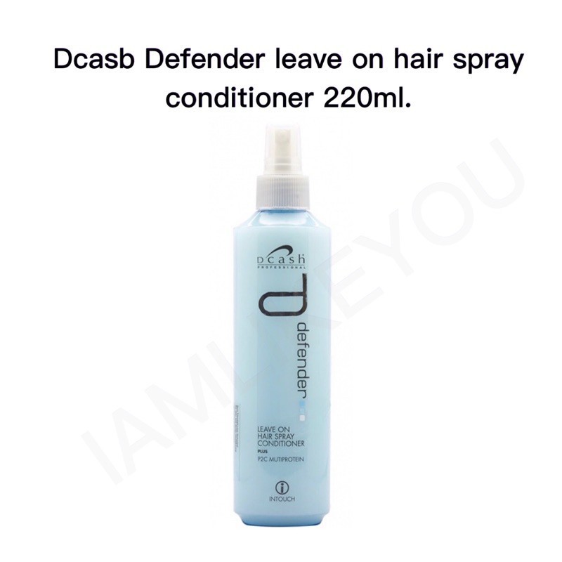 XỊT DƯỠNG TÓC DCASH DEFENDER LEAVE ON HAIR SPRAY CONDITIONER 220ML CHÍNH HÃNG - 8221