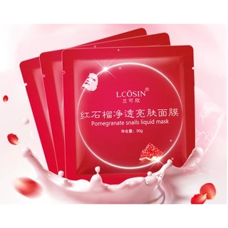 Lcosin - Mặt nạ giấy lựu đỏ