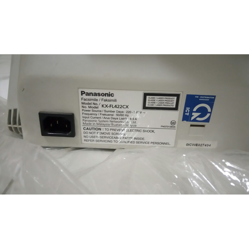 Máy fax Laser Panasonic KX-FL422CX