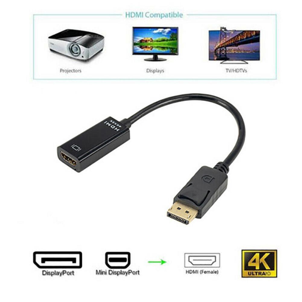 Dây cáp chuyển đổi cổng hiển thị Hd Full Dp 1080p sang cổng đực cái Hdmi