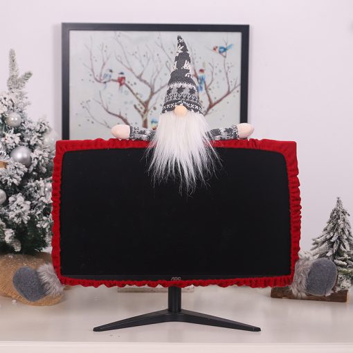 Bọc màn hình máy tính  50*47cm vải mềm mịn đón noel