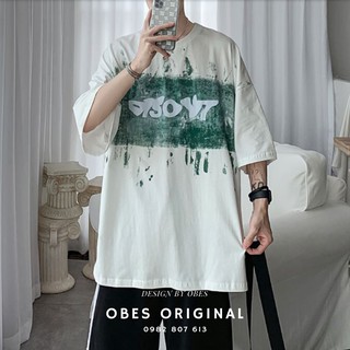 [OBES] Áo phông nam in DXOH ngắn tay không cổ mã PTC90