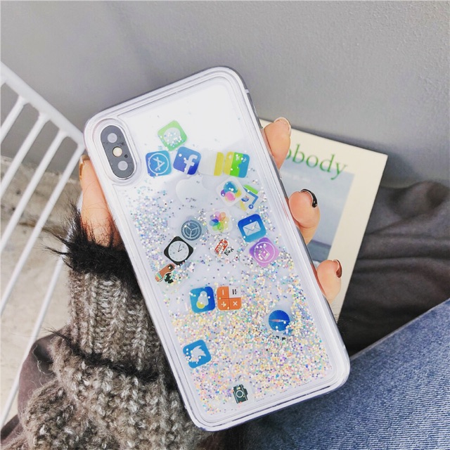 Ốp lưng nước kim tuyến ip6/6s