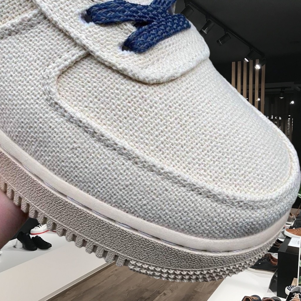 Giày Nam Nữ Nike Force Canvas Navy Vệt Xanh Navy Hàng Cao Cấp