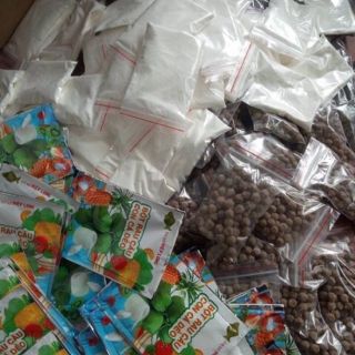Sỉ 22 set trà thái trà sữa có trân châu Freeship