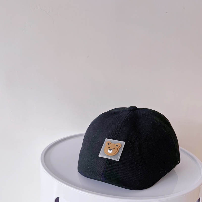 Nón Beret Chống Nắng Màu Kẹo Hình Chú Gấu Dễ Thương Phong Cách Cổ Điển Cho Bé