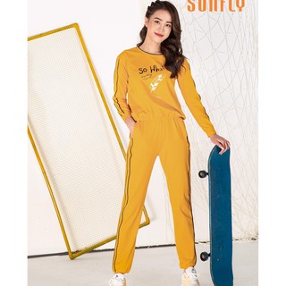 SS5382 - Bộ mặc nhà Sunfly -Áo dài tay, quần dài.