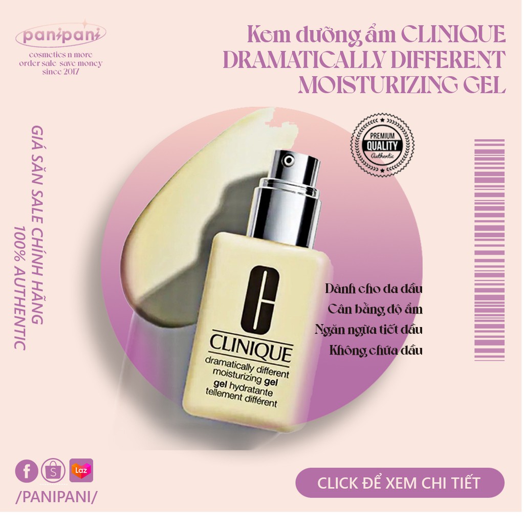 [100% AUTH] Gel dưỡng ẩm Clinique Dramatically Different Moisturizing Gel