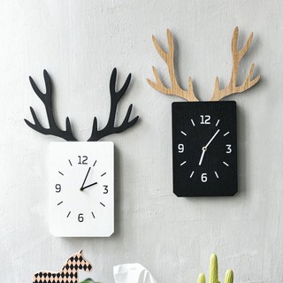 ⭐⭐⭐[BẢO HÀNH 1 THÁNG] Đồng hồ treo tường sừng hươu - đồng hộ treo tường nghệ thuật trang trí phòng khách, phòng làm việc