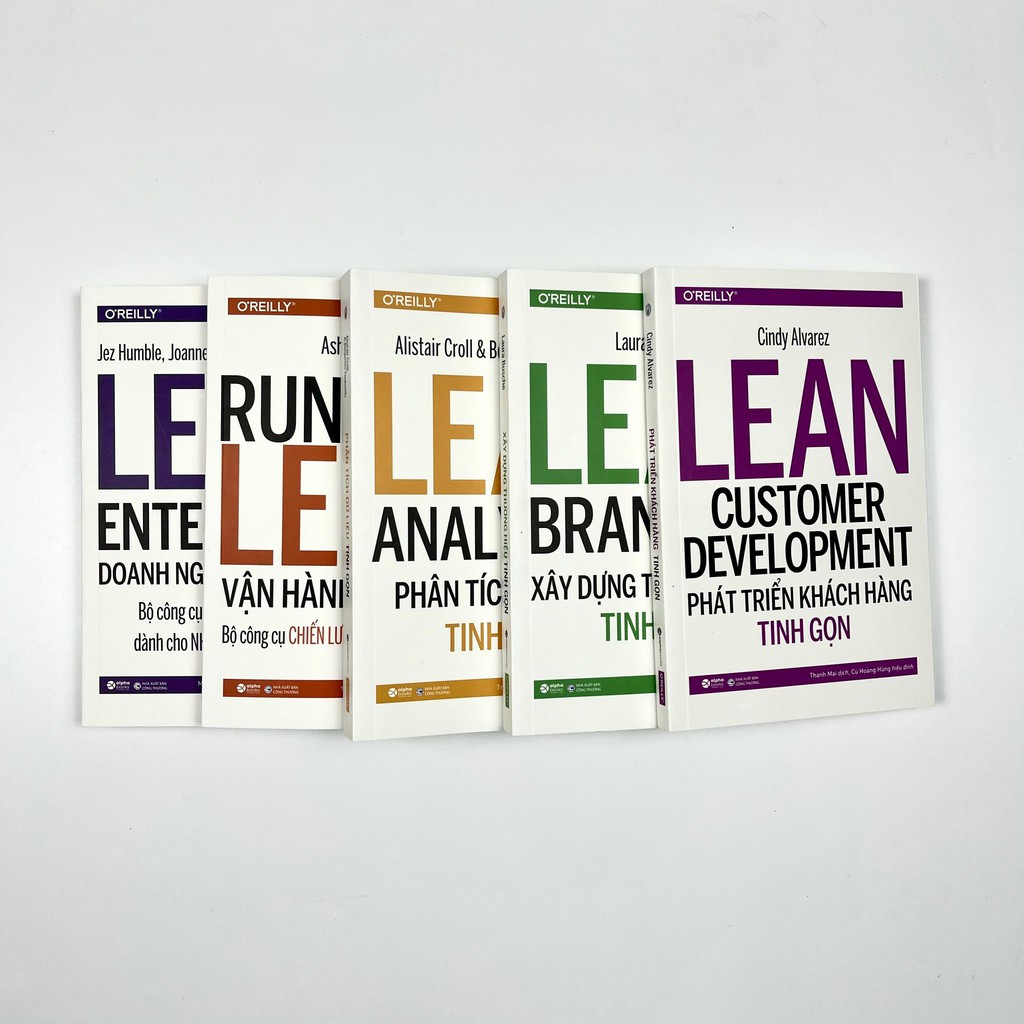 Sách Kinh Doanh: Phát Triển Khách Hàng Tinh Gọn + Doanh Nghiệp Tinh Gọn + Vận Hành Tinh Gọn + Phân Tích Dữ | BigBuy360 - bigbuy360.vn
