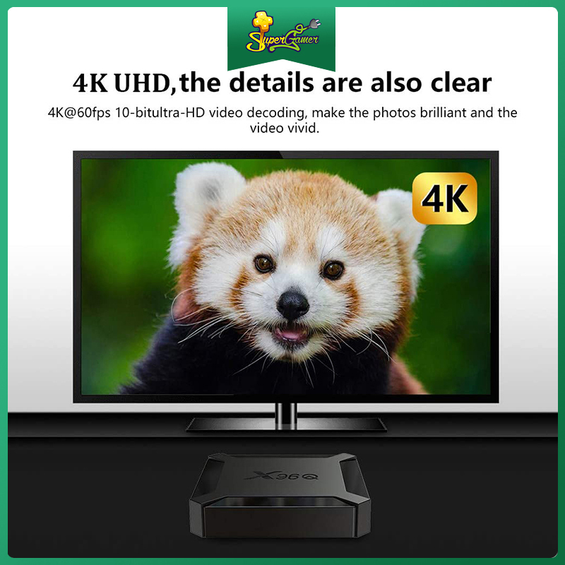 Bộ Hộp Truyền Hình ANDROID TV Box X96Q 4k Allwinner H313 Quad Core 2gb 16gb Youtbe Và Phụ Kiện