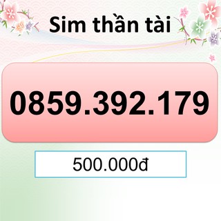 Sim số đẹp