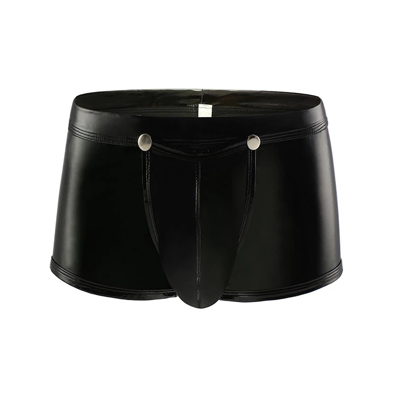Quần lót boxer da PU có mở rời tùy chọn màu sắc cho nam