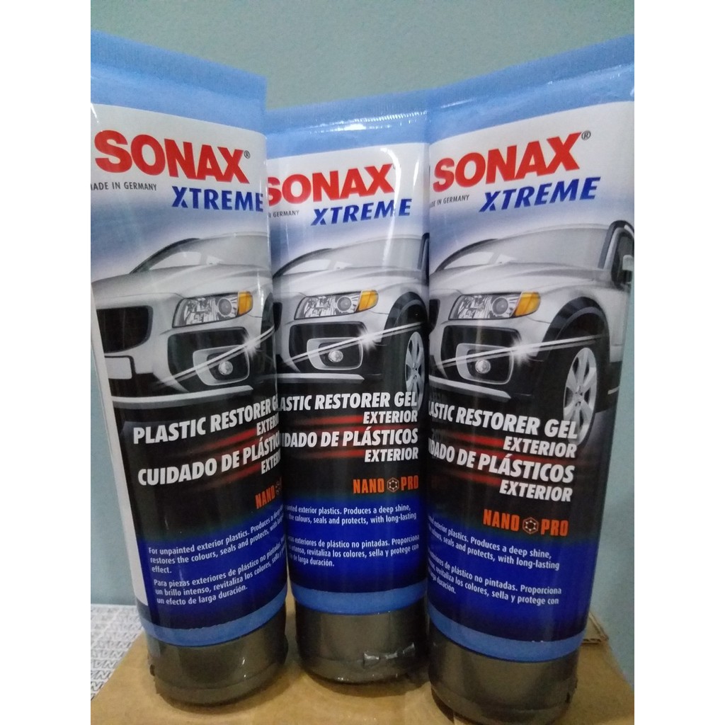 Gel phục hồi và làm mới nhựa xe oto - Sonax xtreme plastic restorer gel