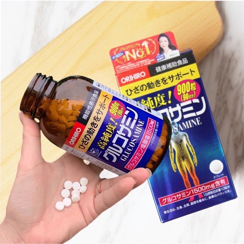 Viên uống bổ sung Glucosamine ORIHIRO 900 viên/950 viên Nhật Bản giảm đau xương khớp