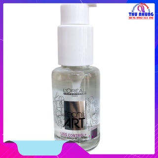 [LOREAL CHÍNH HÃNG] Tinh dầu suôn mượt chống rối L'oreal Tecni Art Liss Control Serum 50ml