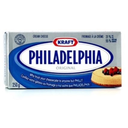 Kem phomai nguyên bản Kraft Philadelphia 250g
