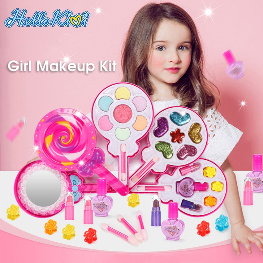Bộ Đồ Chơi Trang Điểm Hellokimi Dành Cho Bé Gái